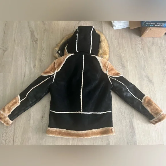 NWOT Jordan Craig Cotton Black and Tan Jacket - Picture 7 of 12